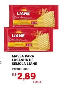 Assaí Atacadista Massa para lasanha de sêmola liane oferta