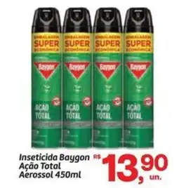 Fort Atacadista Inseticida Baygon Ação Total Aérossol oferta