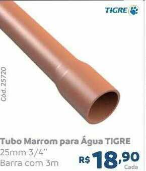 Tubo Marrom Para água Tigre