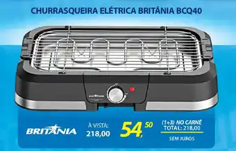 CHURRASQUEIRA ELÉTRICA BRITÂNIA BCQ40