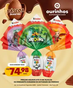 Ourinhos Hipermercado Ovo kinder oferta