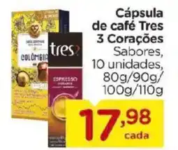 Carrefour Cápsula de café Tres 3 Corações oferta