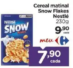 Carrefour Cereal matinal Snow Flakes Nestlé oferta
