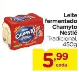 Carrefour Leite fermentado Chamyto Nestlé Tradicional, oferta