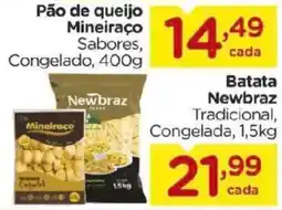 Carrefour Pão de queijo Mineiraço Sabores, Congelado, oferta