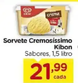 Carrefour Sorvete Cremosíssimo Kibon Sabores, oferta
