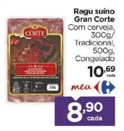 Carrefour Ragu suíno Gran Corte oferta