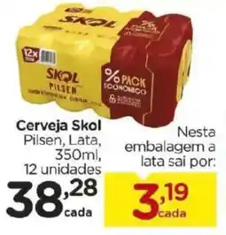 Carrefour Cerveja Skol Pilsen, Lata, oferta