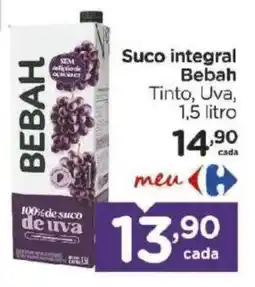 Carrefour Suco integral Bebah oferta