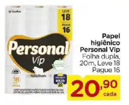 Carrefour Papel higiênico Personal Personal Vip oferta
