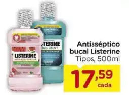 Carrefour Antisséptico bucal Listerine Tipos, oferta