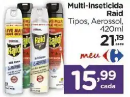 Carrefour Multi-inseticida Raid oferta