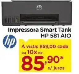Carrefour Impressora Smart Tank HP 581 AIO oferta