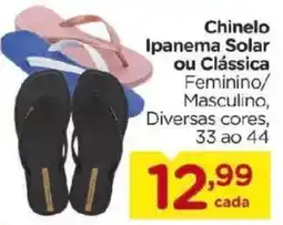Carrefour Chinelo Ipanema Solar ou Clássica oferta