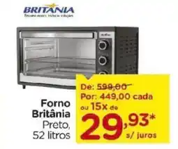 Carrefour Forno Britânia Preto, oferta