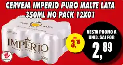 Supermercado leal Cerveja imperio puro malte lata oferta