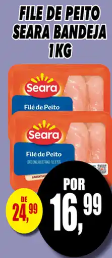 Supermercado leal File de peito seara bandeja oferta