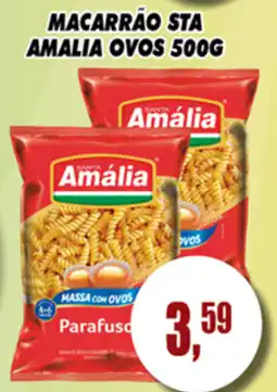 Supermercado leal Macarrão sta amalia ovos oferta
