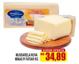 Supermercado leal Mussarela nova minas p/fatiar oferta