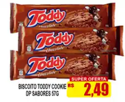 Supermercado leal Biscoito toddy cookie dp sabores oferta