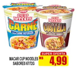 Supermercado leal Macar cup noodles sabores oferta
