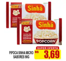 Supermercado leal Pipoca sinha micro sabores oferta