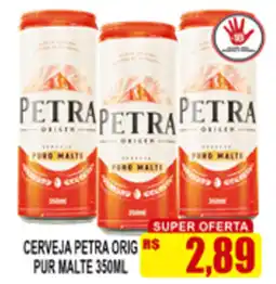 Supermercado leal Cerveja petra orig puro malte oferta