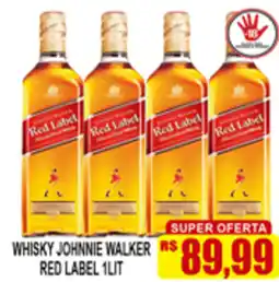 Supermercado leal Whisky johnnie walker red label oferta