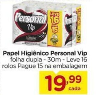 Carrefour Papel Higiénico Personal Vip oferta