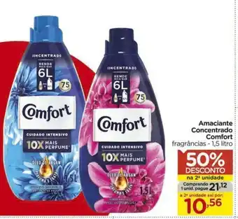 Carrefour Amaciante concentrado comfort 1.5L oferta
