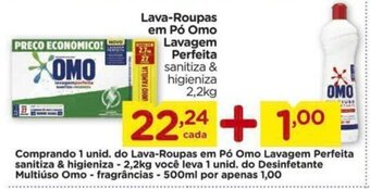 Carrefour Lava-roupas em po Omo Lavagem Perfeita 2.2kg oferta