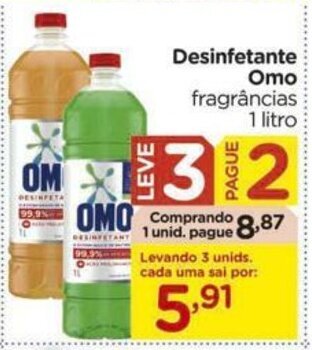 Carrefour Desinfetante Omo 1L oferta