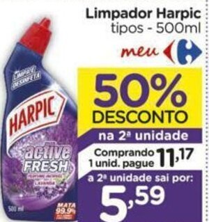 Carrefour Limpador Harpic 500ml oferta