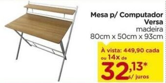Carrefour Mesa p/ Computador Versa oferta