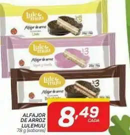 Alfajor de arroz lulemuu 78g