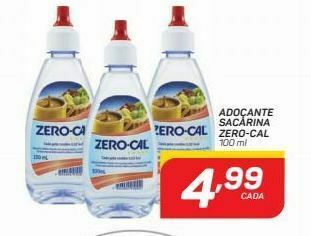 GBarbosa Adoçante sacârina zero cal 100ml oferta