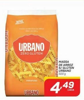 GBarbosa Massa de arroz s/glúten urbano 500g oferta
