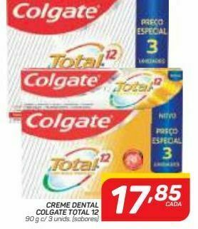 GBarbosa Creme dental colgate total 12 oferta