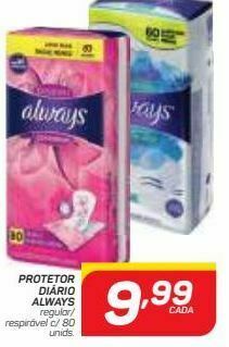 GBarbosa Protetor diário always oferta