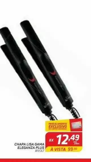 Prancha para cabelo gama