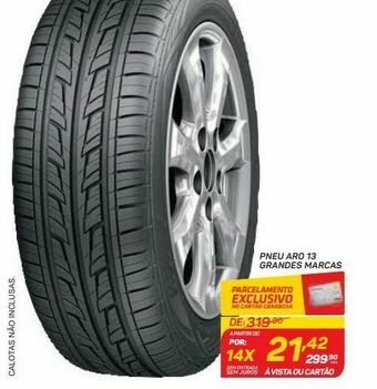 Pneus aro 13 grandes marcas