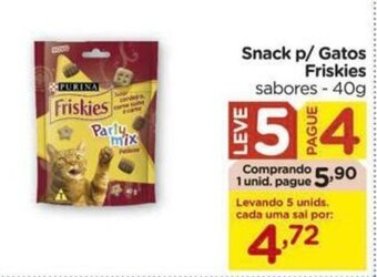 Carrefour Snack p/ Gatos Friskies 40g oferta