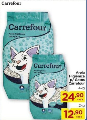 Carrefour Areia higienica p/ Gatos Carrefour 4kg oferta