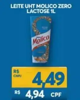 Atacadão Centro Sul Leite UHT Molico Zero Lactose 1L oferta