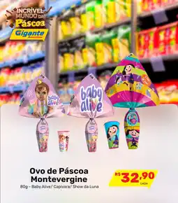 Gigante Atacadista Ovo de Páscoa Montevergine oferta