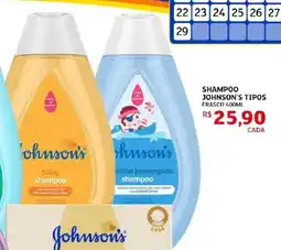 Assaí Atacadista Shampoo johnson's tipos frasco oferta
