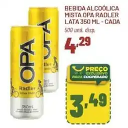 Cooper Bebida alcoólica mista opa radler lata cada oferta