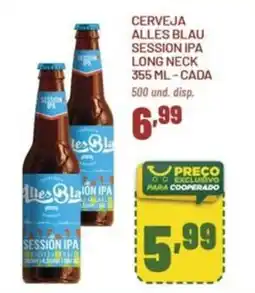 Cooper Cerveja alles blau session ipa long neck cada oferta