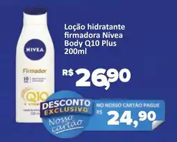 Supermercados Savegnago Loção hidratante firmadora Nívea Body Q10 Plus oferta