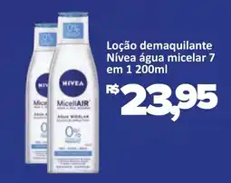 Supermercados Savegnago Loção demaquilante Nívea água micelar 7 em 1 oferta